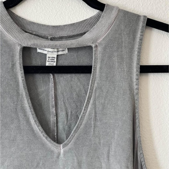 American Eagle Grey Tank Dress - Picture 3 of 4